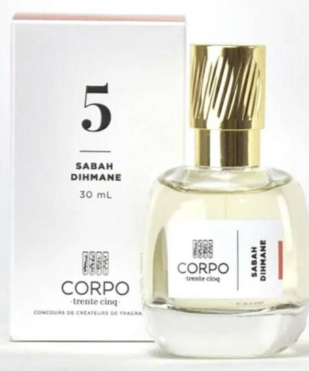 Parfum fleuri, Oriental fleuri fruité – Perfum floral, Oriental by Sabah Dihmane – Corpo 35 – 5ème prix concours Corpo 35 – 5rd prize competition Corpo 35 – parfum / perfum 30 ML