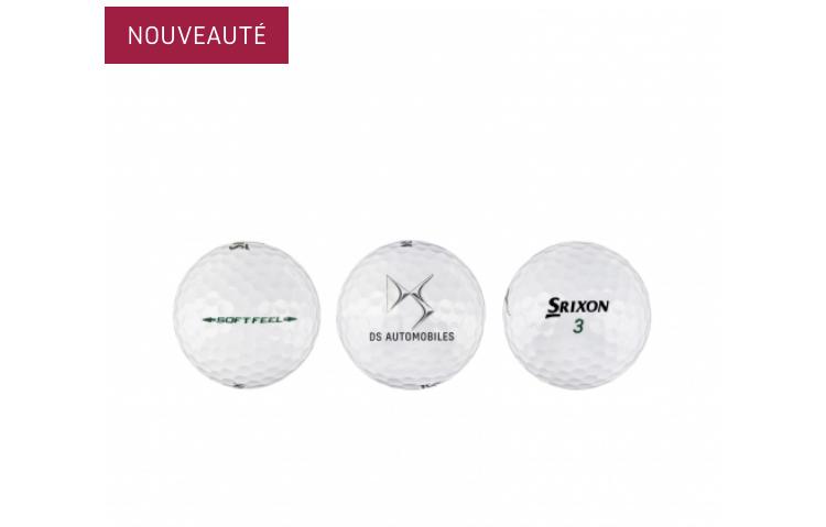 Lot de 3 balles de golf - Set of 3 golf balls DS srixon