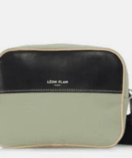 Sac - Bag couzinet sauge by Léon Flam Paris – made in France