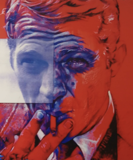 Tableau Steve Mc Queen - Reproduction signée sur toile de l'originale - By Natacha Toutain
