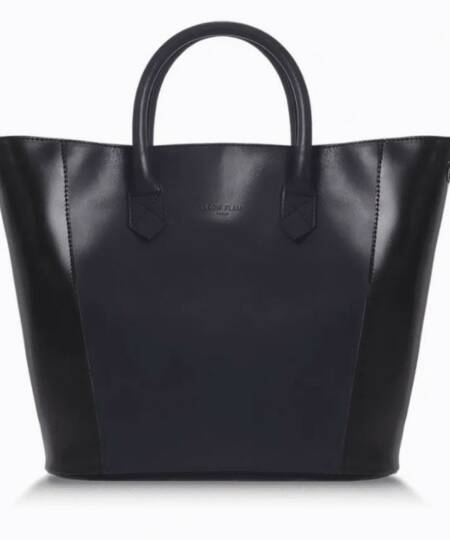 Sac cabas - Shopping bag Mendoza navy by Léon Flam Paris – made in France
