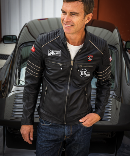 BLOUSON CUIR IRON - LEATHER JACKET IRON - LE MANS