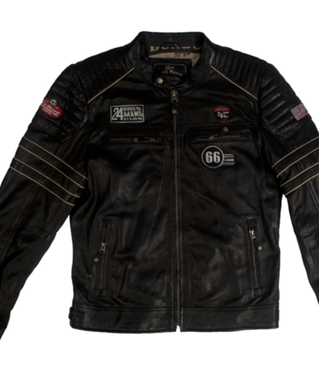 BLOUSON CUIR IRON - LEATHER JACKET IRON - LE MANS