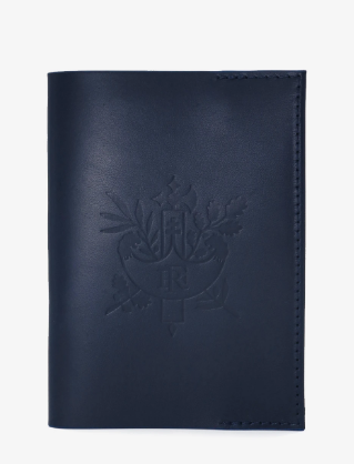 Elysée passport holder Marine & Blue - Porte passeport Elysée Marine & Bleu.
