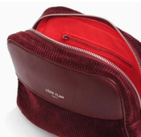 Sac - Bag Couzinet Grenat by Léon Flam Paris