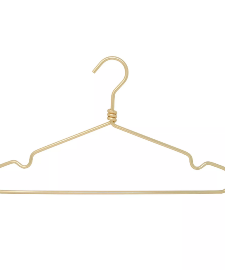 Lot Dressing 90 Cintres dorés - Pack of 90 gold hangers