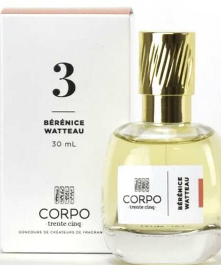 Parfum boisé – Perfum by Berenice Watteau– Corpo 35 – 3ème prix concours Corpo 35 – 3rd prize competition Corpo 35 – Parfum / Perfum 30 ML