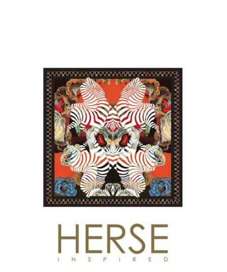 Foulard en soie édition limitée - Silk scarf limited edition Escaping Animal I Classic 90x90cm by HERSE Inspired