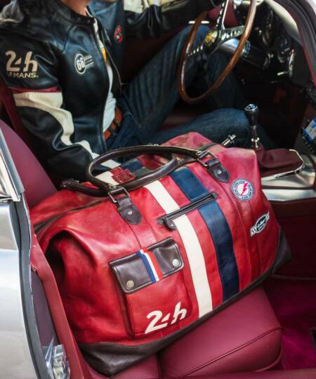 SAC WE 72H CUIR ROUGE – 24H DU MANS